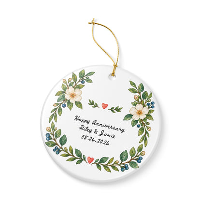 Heritage Single-Sided Ceramic Ornament