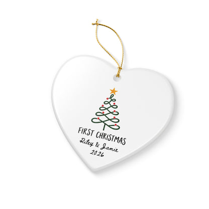 Heritage Single-Sided Ceramic Ornament