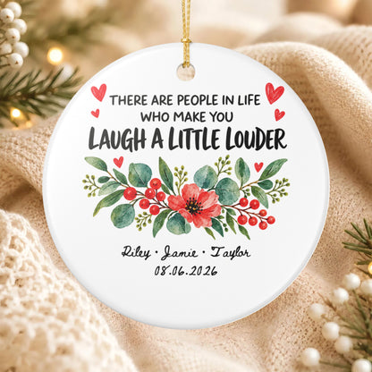 Heritage Single-Sided Ceramic Ornament