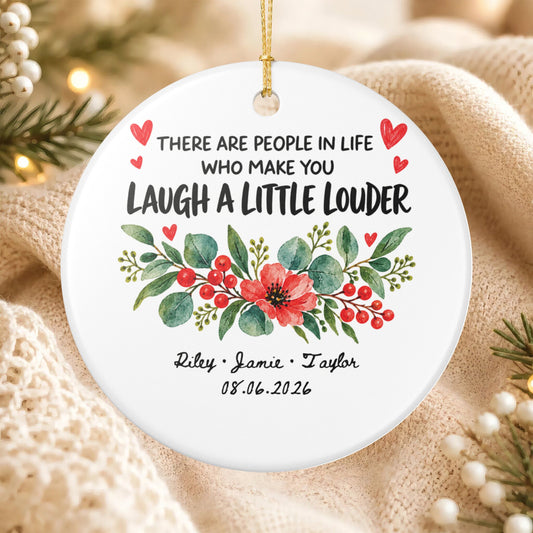 Heritage Single-Sided Ceramic Ornament
