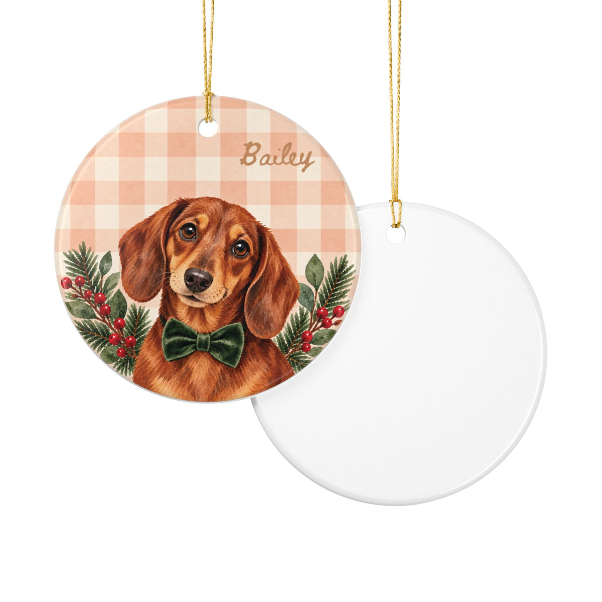 Copy of Personalized Pet Christmas Ceramic Ornament Dog & Cat Keepsake