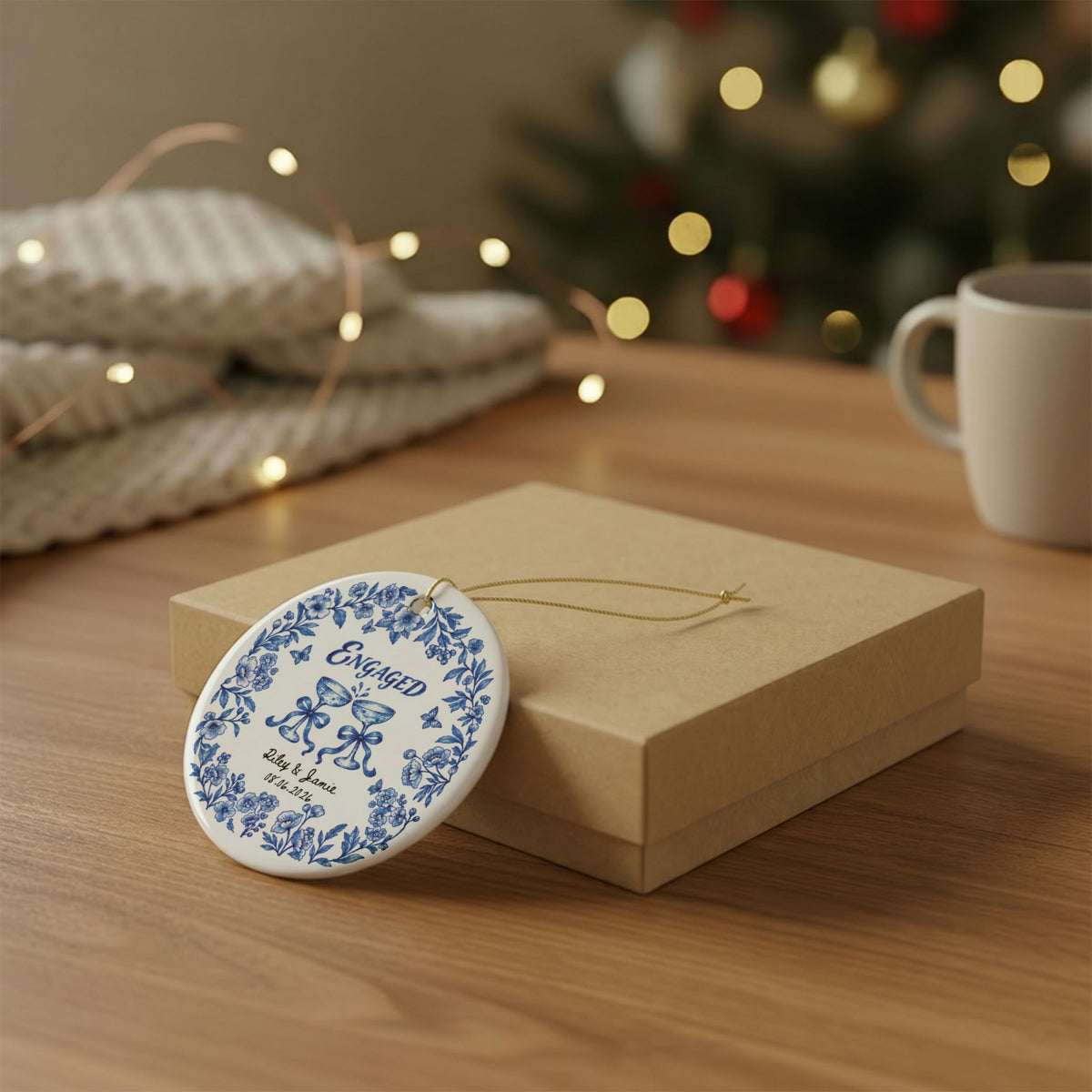 Heritage Single-Sided Ceramic Ornament