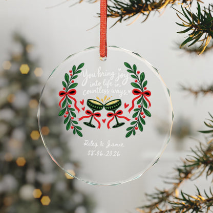 Signature Crystal Christmas Ornament