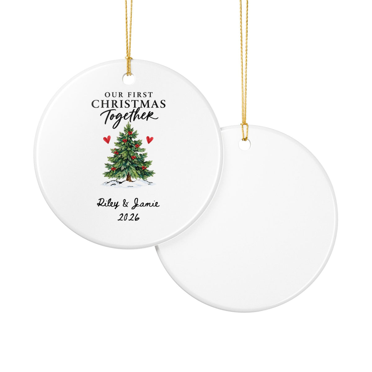Heritage Single-Sided Ceramic Ornament