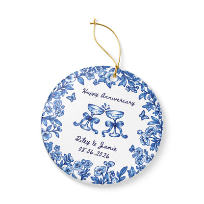 Heritage Single-Sided Ceramic Ornament