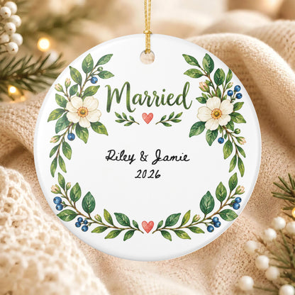 Heritage Single-Sided Ceramic Ornament