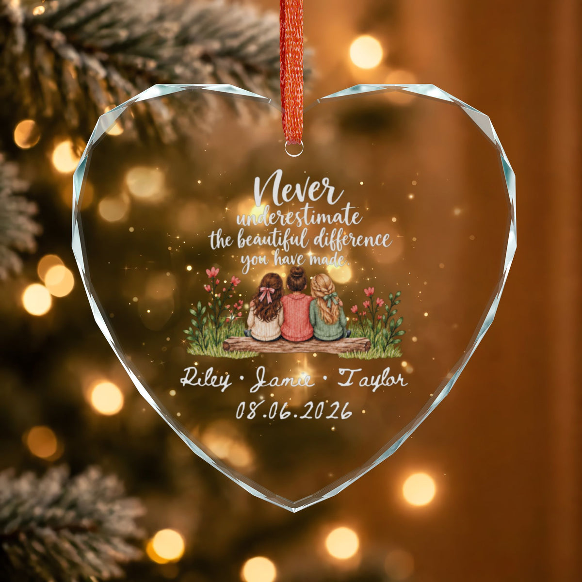 Signature Crystal Christmas Ornament