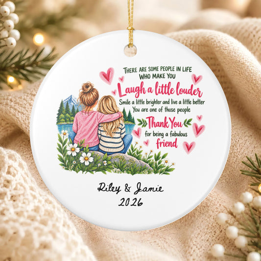 Heritage Single-Sided Ceramic Ornament