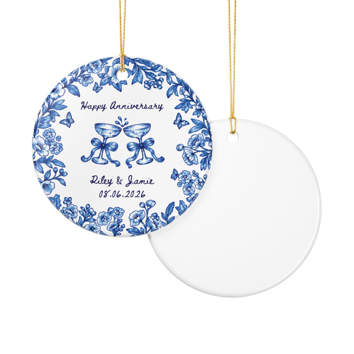 Heritage Single-Sided Ceramic Ornament