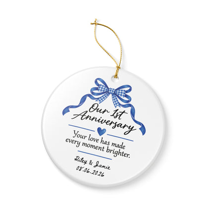 Heritage Single-Sided Ceramic Ornament