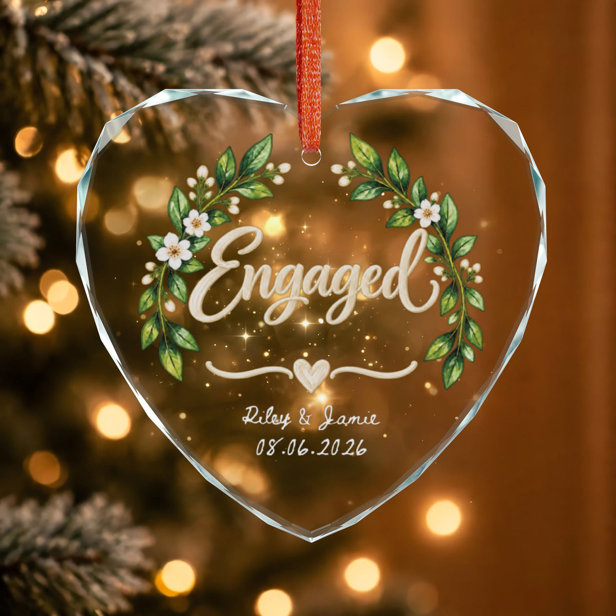 Signature Crystal Christmas Ornament