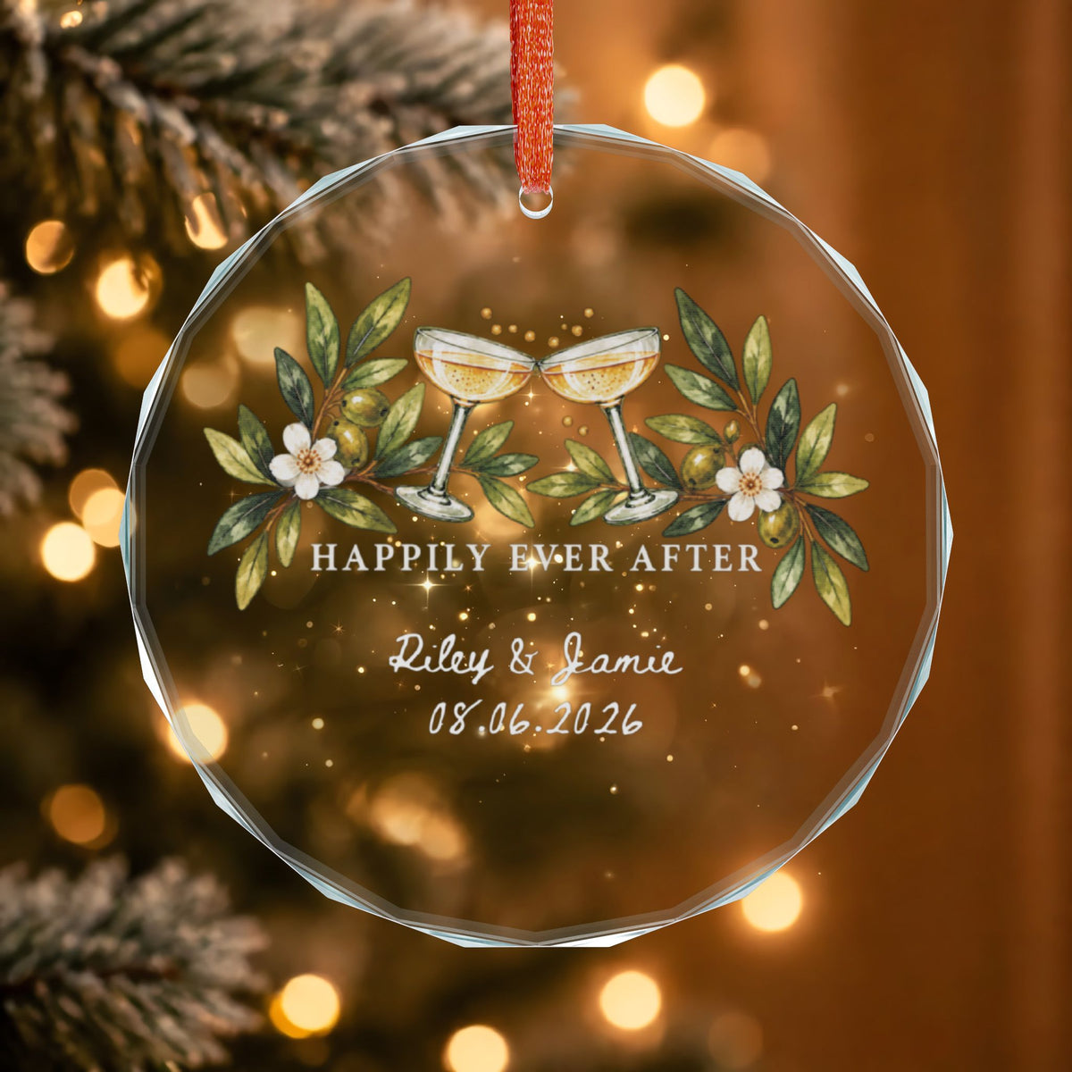Signature Crystal Christmas Ornament