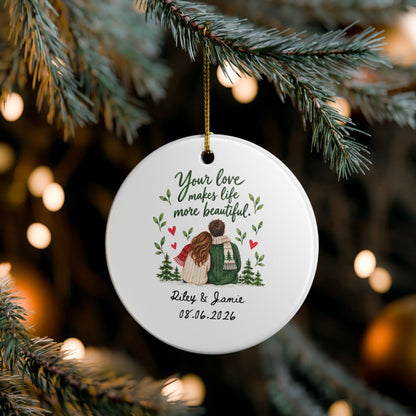 Heritage Single-Sided Ceramic Ornament