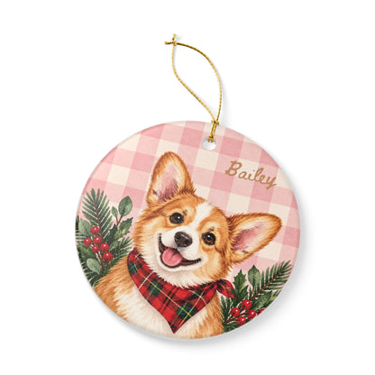Copy of Personalized Pet Christmas Ceramic Ornament Dog & Cat Keepsake