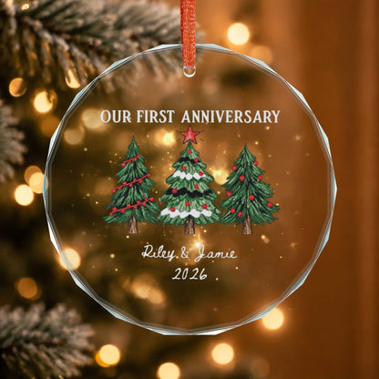 Signature Crystal Christmas Ornament