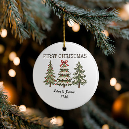 Heritage Single-Sided Ceramic Ornament