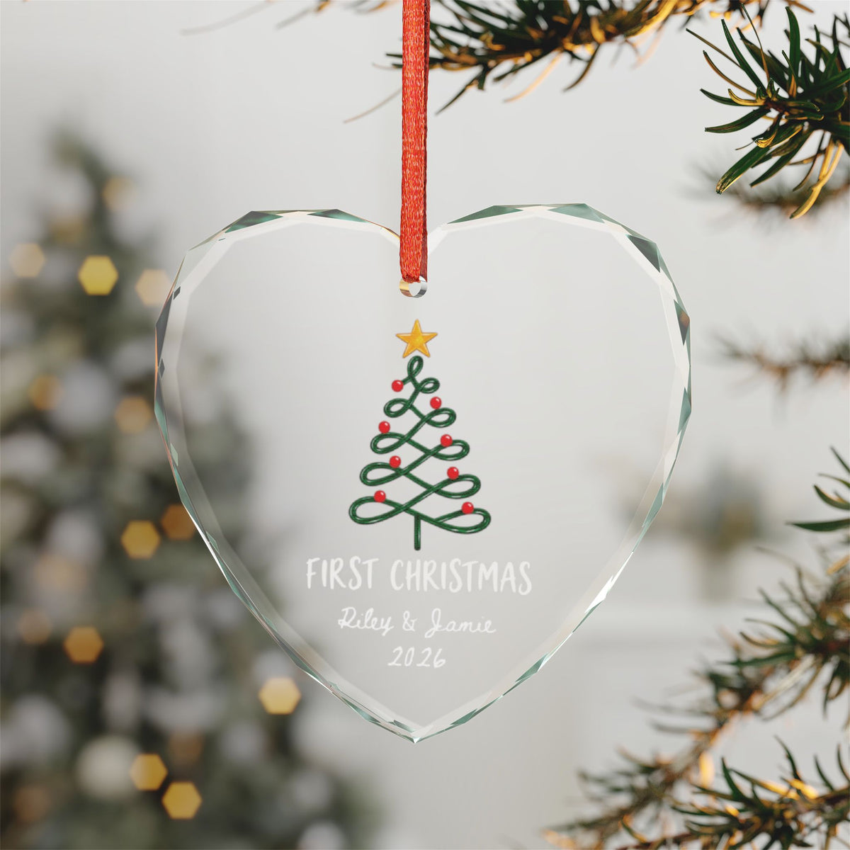 Signature Crystal Christmas Ornament