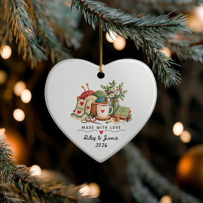 Heritage Single-Sided Ceramic Ornament