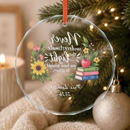 Signature Crystal Christmas Ornament