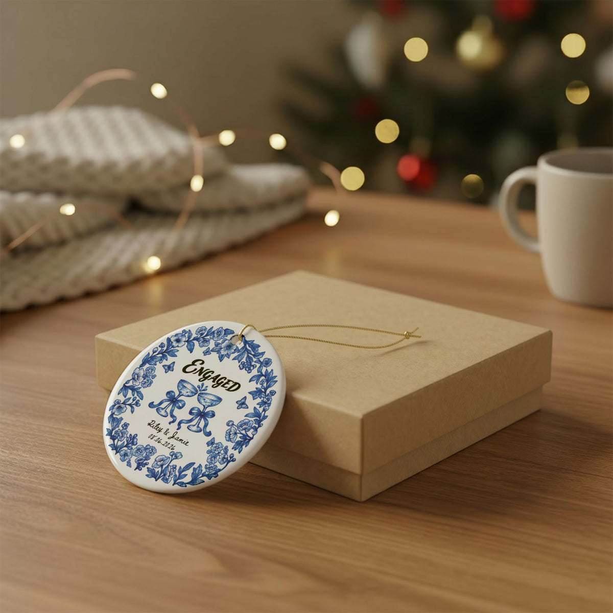 Heritage Single-Sided Ceramic Ornament