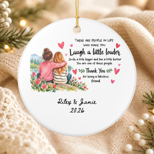 Heritage Single-Sided Ceramic Ornament
