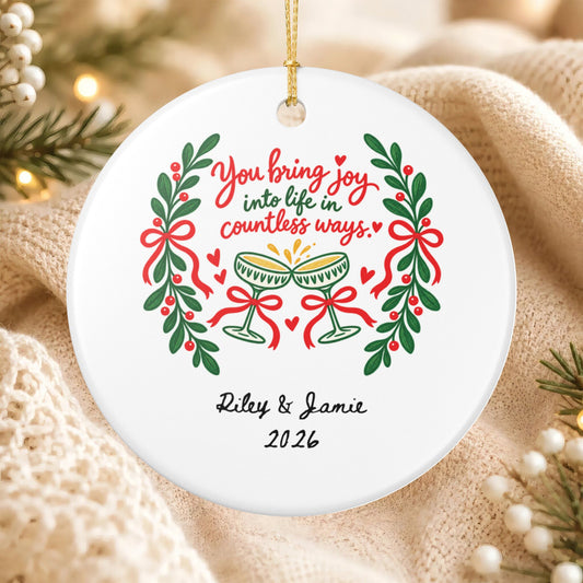 Heritage Single-Sided Ceramic Ornament