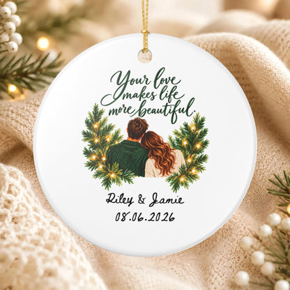 Heritage Single-Sided Ceramic Ornament