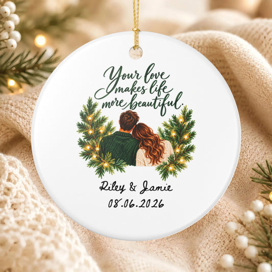 Heritage Single-Sided Ceramic Ornament