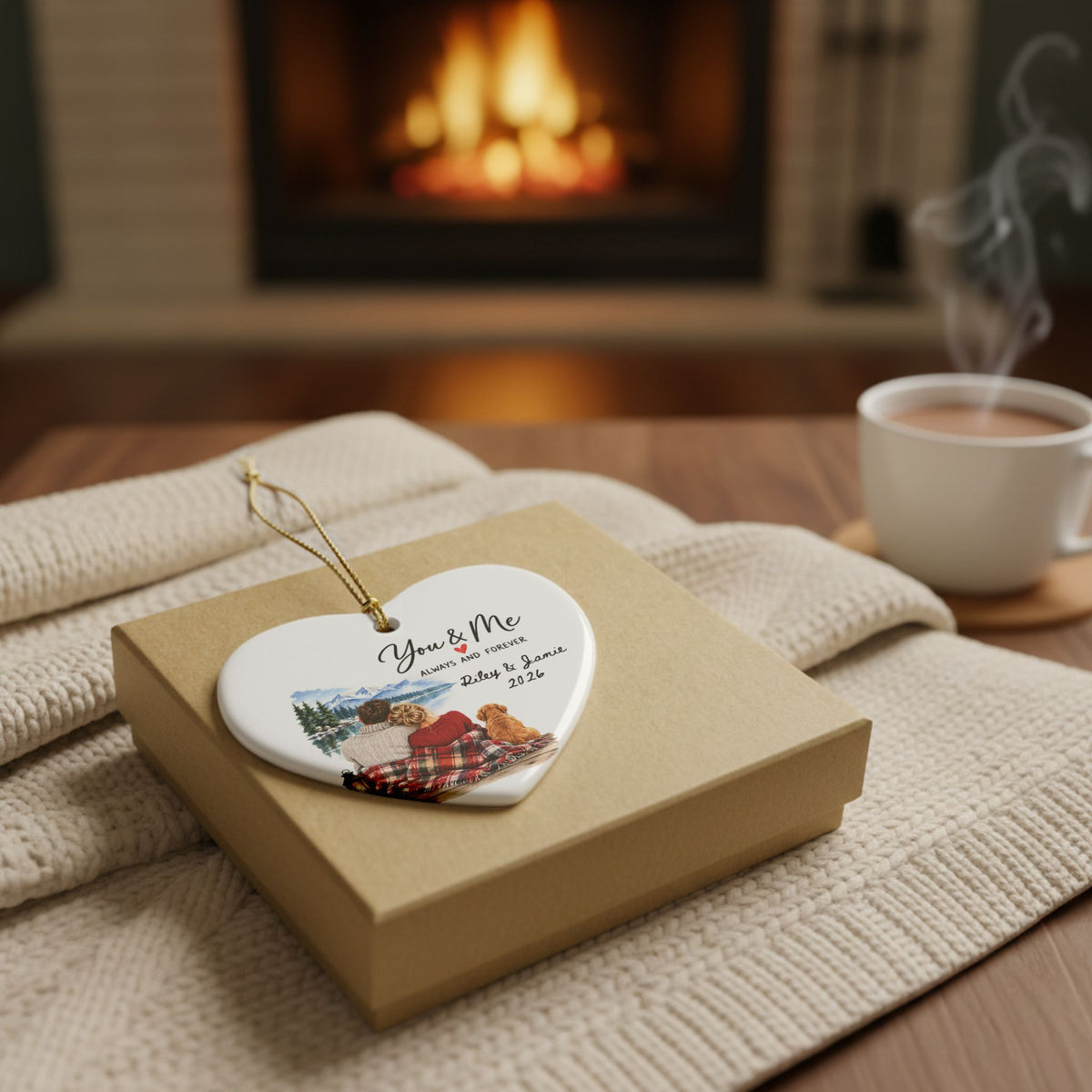 Heritage Single-Sided Ceramic Ornament