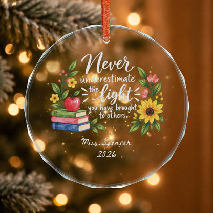 Signature Crystal Christmas Ornament