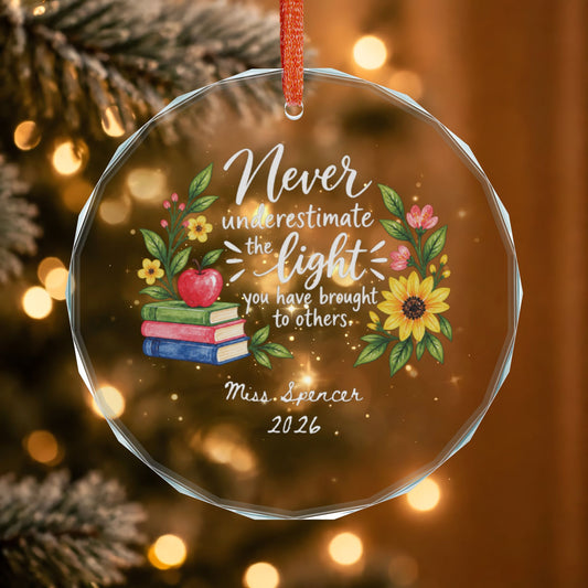 Signature Crystal Christmas Ornament