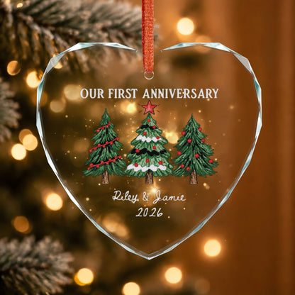 Signature Crystal Christmas Ornament