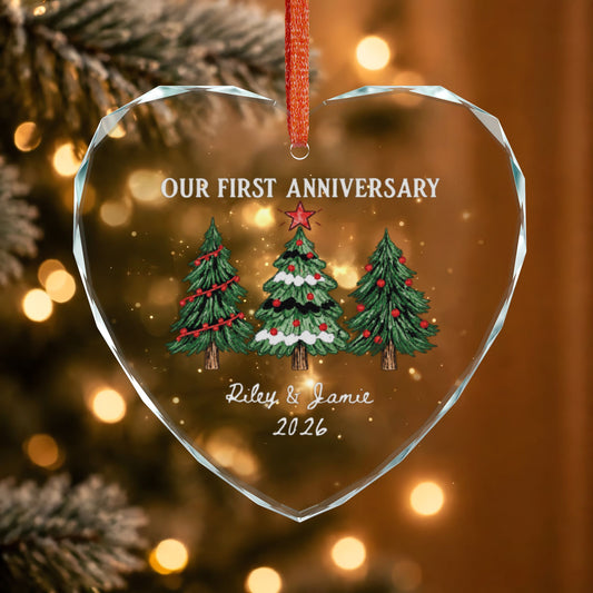 Signature Crystal Christmas Ornament