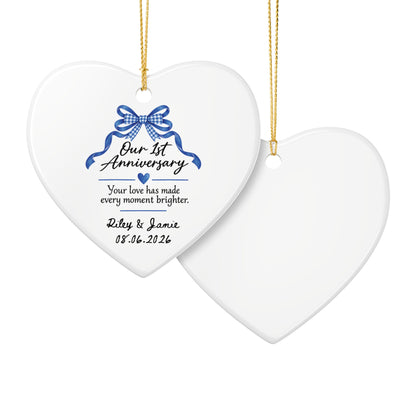 Heritage Single-Sided Ceramic Ornament