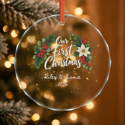Maison Crystal Christmas Ornament