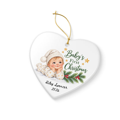 Heritage Single-Sided Ceramic Ornament