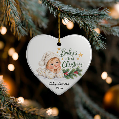 Heritage Single-Sided Ceramic Ornament