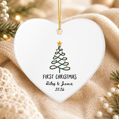 Heritage Single-Sided Ceramic Ornament
