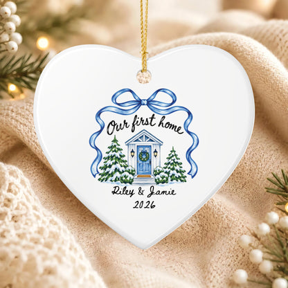 Heritage Single-Sided Ceramic Ornament