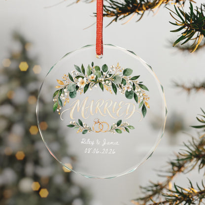 Signature Crystal Christmas Ornament