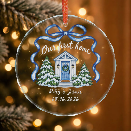 Signature Crystal Christmas Ornament