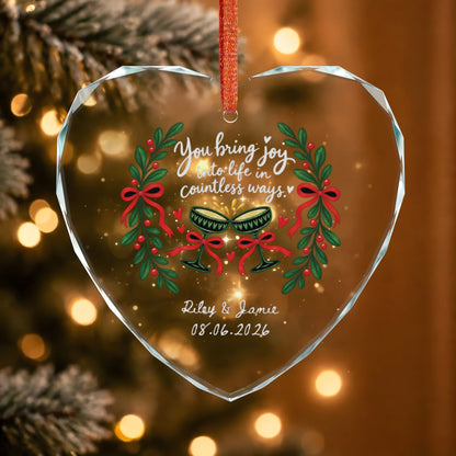 Signature Crystal Christmas Ornament