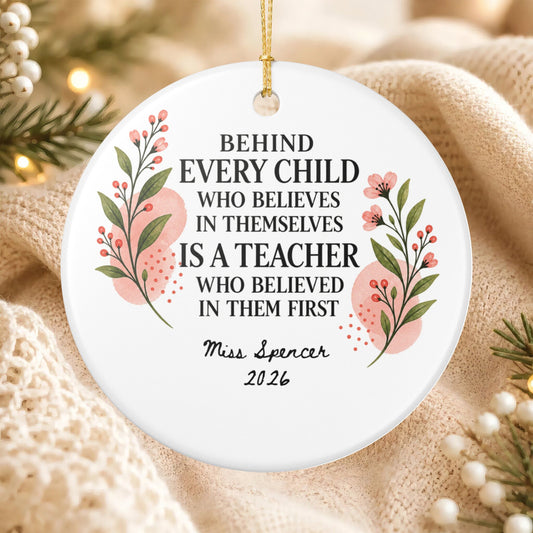 Heritage Single-Sided Ceramic Ornament
