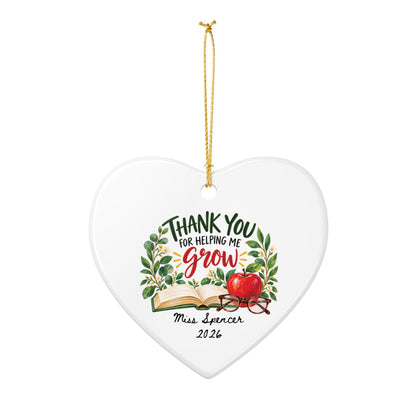 Heritage Single-Sided Ceramic Ornament