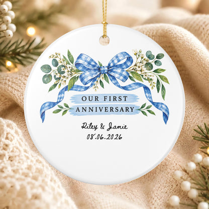 Heritage Single-Sided Ceramic Ornament