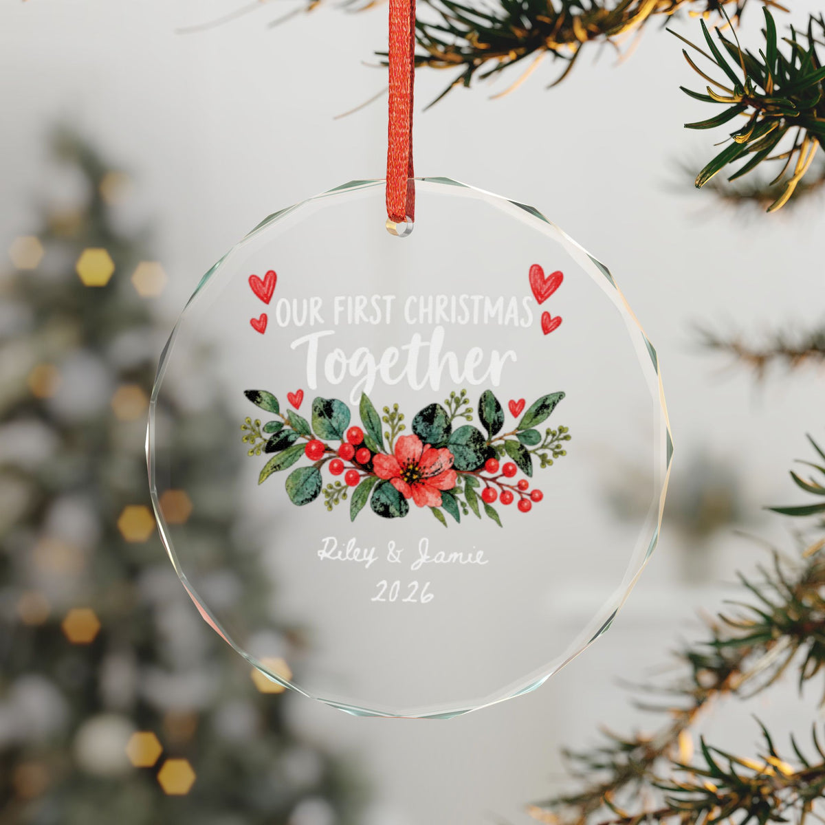 Signature Crystal Christmas Ornament