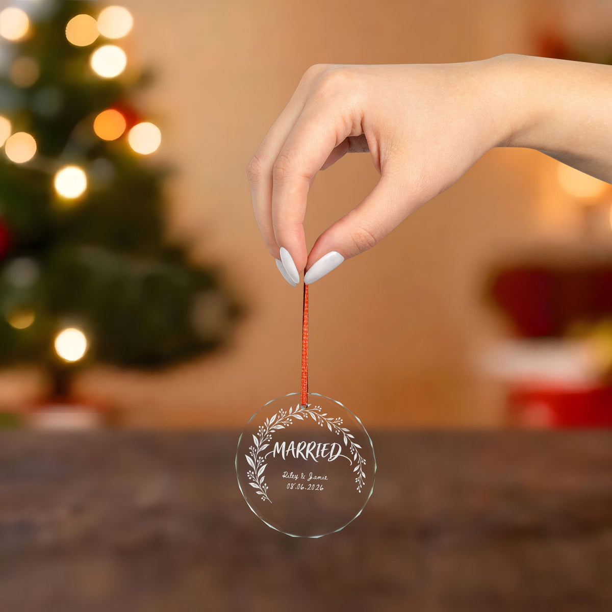 Signature Crystal Christmas Ornament