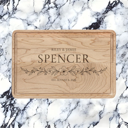 Atelier Engraved Personalized Wooden Cutting Board