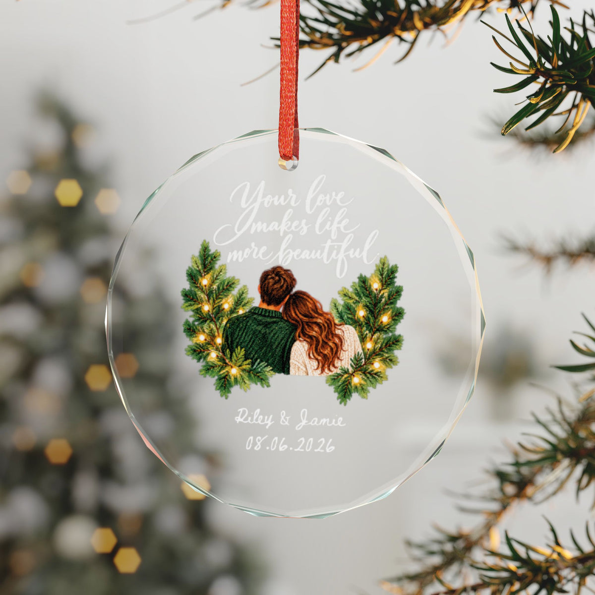 Signature Crystal Christmas Ornament