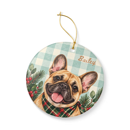 Copy of Personalized Pet Christmas Ceramic Ornament Dog & Cat Keepsake